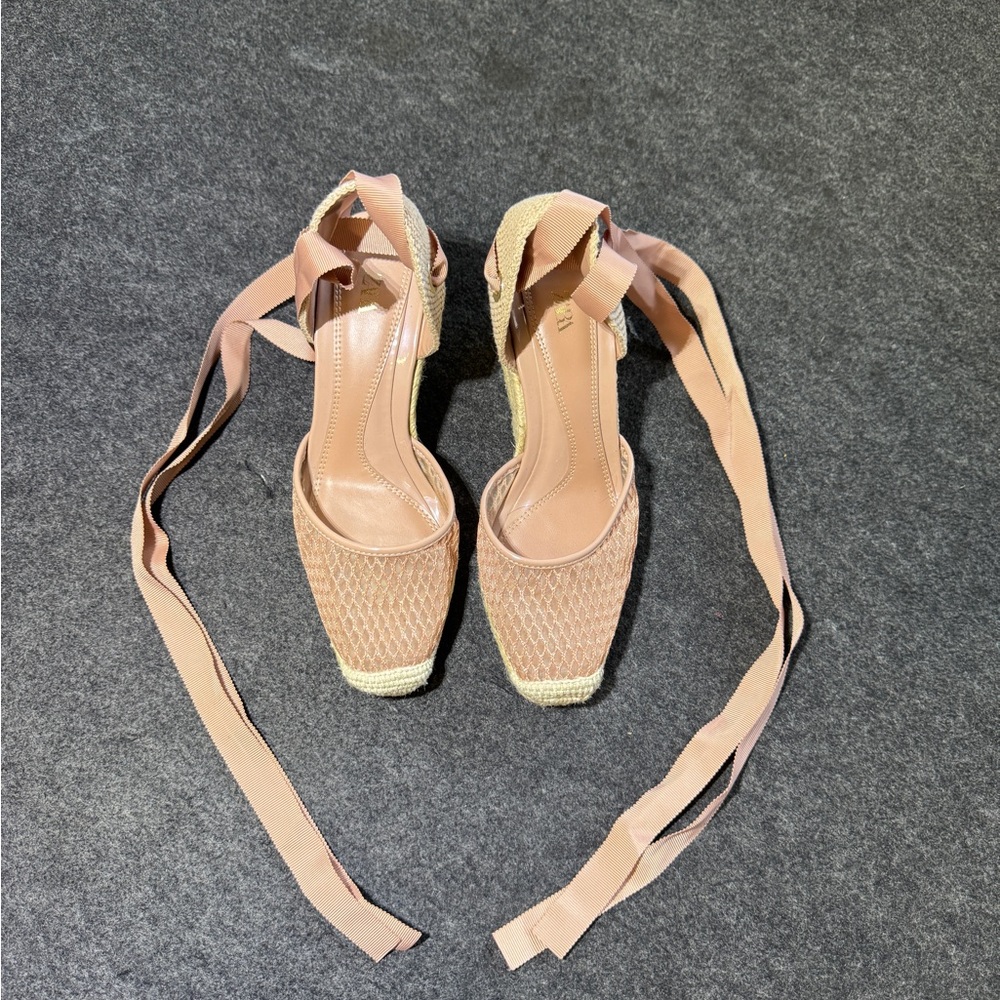 Zara 2024 Mauve Espradilles Sz 37